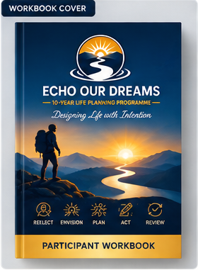 Concept cover for the ECHO OUR DREAMS™ Participant Workbook.